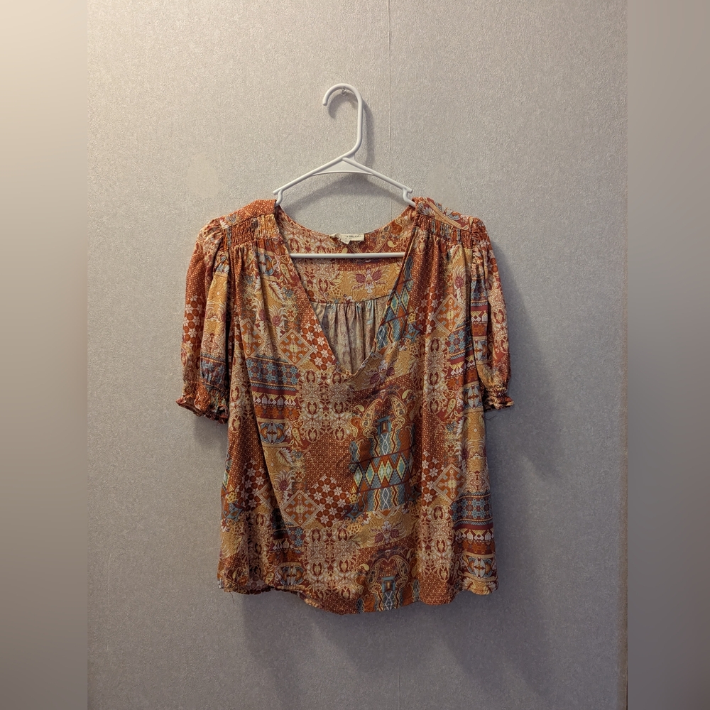 Christian Siriano Short Sleeve Blouse